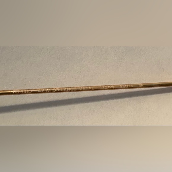 Ray ban green mirror polarized aviator - Picture 8 of 11